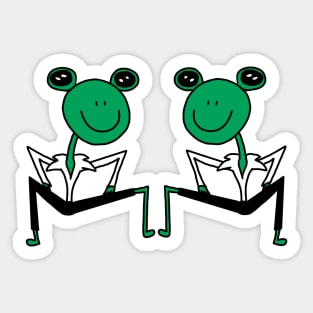 Frog party Sticker
